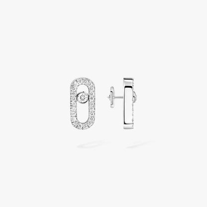 [Marins]Move Uno Diamond Earrings