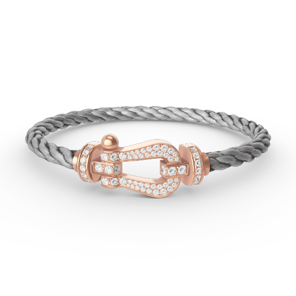 [Marins]FORCE LARGE HORSESHOE FULL DIAMOND BRACELET Marins GOLD