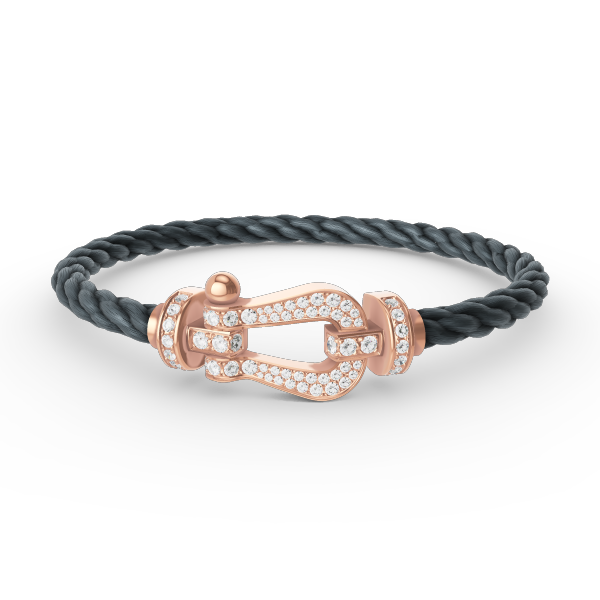 [Marins]FORCE LARGE HORSESHOE FULL DIAMOND BRACELET Marins GOLD