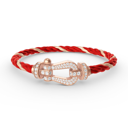 [Marins]FORCE LARGE HORSESHOE FULL DIAMOND BRACELET Marins GOLD