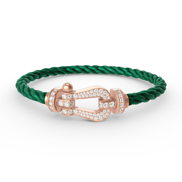 [Marins]FORCE LARGE HORSESHOE FULL DIAMOND BRACELET Marins GOLD