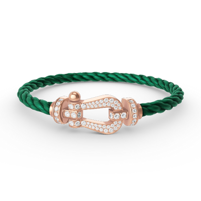 [Marins]FORCE LARGE HORSESHOE FULL DIAMOND BRACELET Marins GOLD
