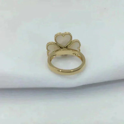 [Marins]SWEET CLOVER WHITE MOP RING