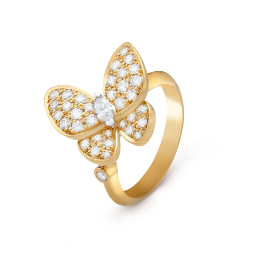 [Marins]BUTTERFLY DIAMOND RING