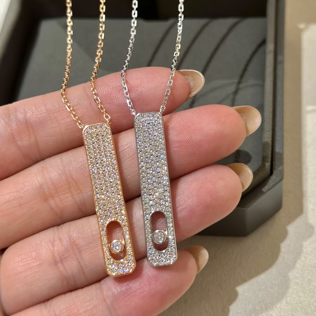 [Marins]MY FIRST DIAMOND PAVED NECKLACE
