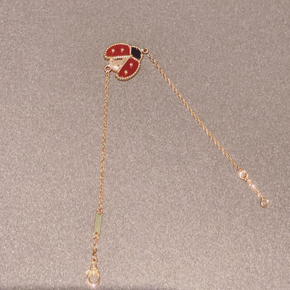 [Marins]LUCKY SPRING 1 MOTIF PINK GOLD BRACELET