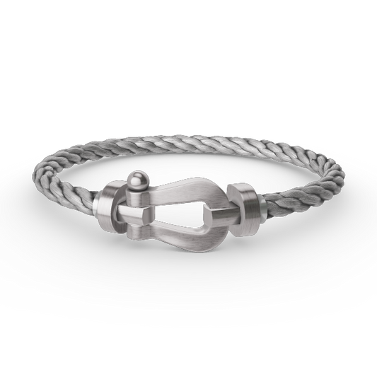 [Marins]FORCE LARGE HORSESHOE NO DIAMOND BRACELET SILVER