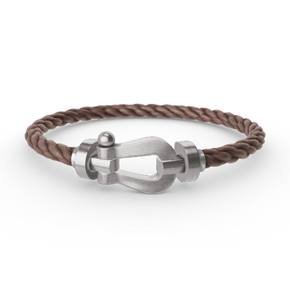 [Marins]FORCE LARGE HORSESHOE NO DIAMOND BRACELET SILVER