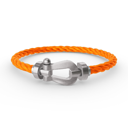[Marins]FORCE LARGE HORSESHOE NO DIAMOND BRACELET SILVER