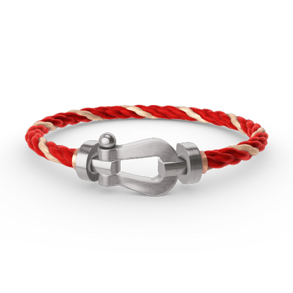 [Marins]FORCE LARGE HORSESHOE NO DIAMOND BRACELET SILVER