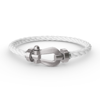 [Marins]FORCE LARGE HORSESHOE NO DIAMOND BRACELET SILVER