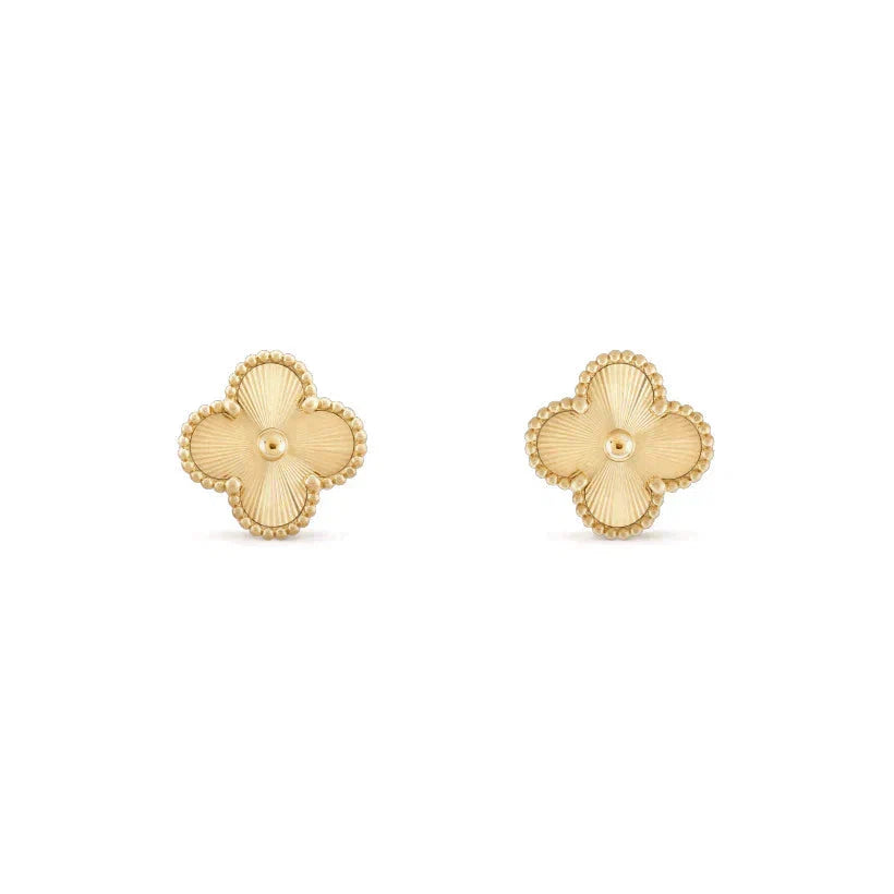 [Marins]CLOVER MEDIUM 1 MOTIFS LASER EARRINGS