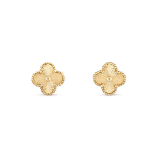 [Marins]CLOVER MEDIUM 1 MOTIFS LASER EARRINGS