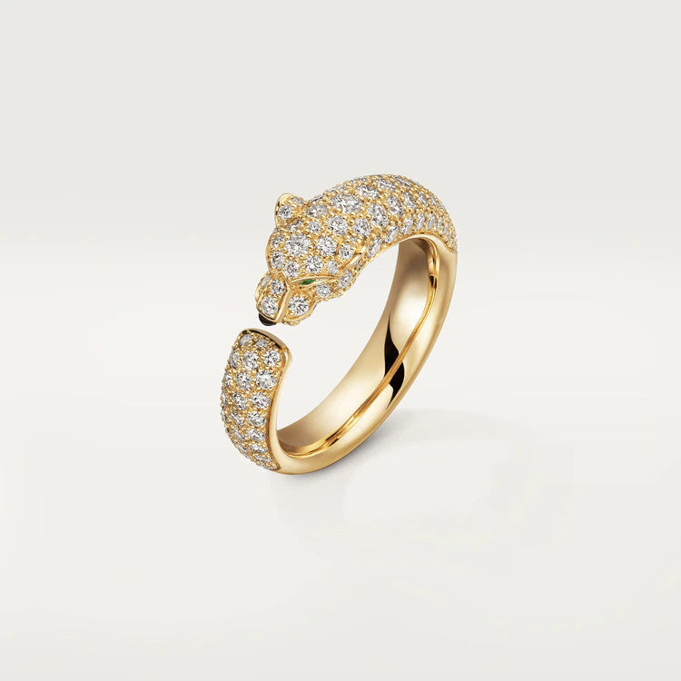[Marins]PANTHERE PINK GOLD DIAMOND RING